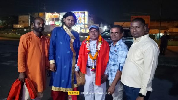 जनसंघ के पुराने कार्यकर्ताओं का भनपुरी के भाजपाईयो ने सम्मान किया